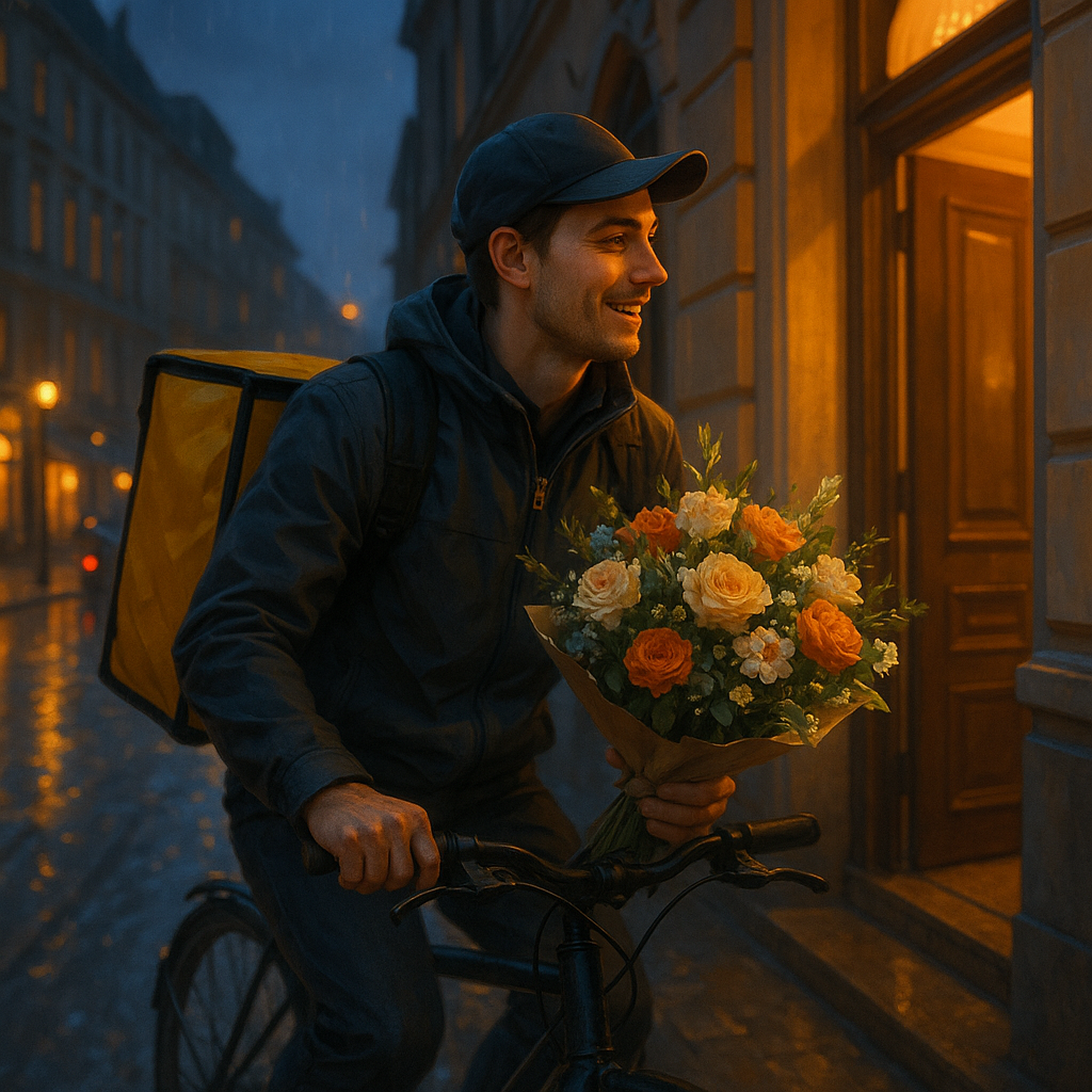 Доставка цветов с интервалом 18:00–20:00